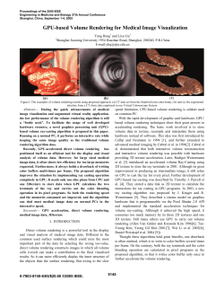 GPU-Based Volume Rendering for Medical Image Visualization