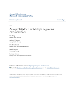 Auto-probit Model for Multiple Regimes of Network Effects