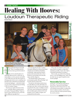 Healing With Hooves - Loudoun Therapeutic Riding