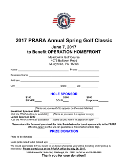 1998 PRARA/Food Bank Golf Classic