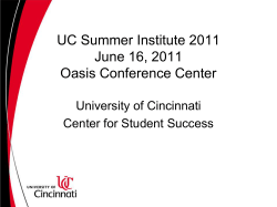 students - UC CECH - University of Cincinnati