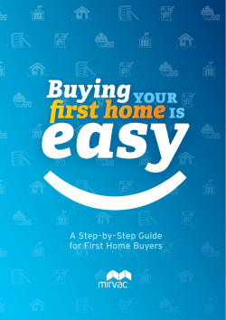 A Step-by-Step Guide for First Home Buyers - Osprey Waters
