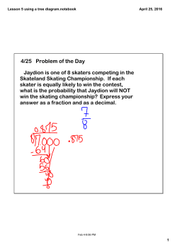 Lesson 5 using a tree diagram.notebook