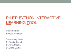 Python Interactive Learning Tool