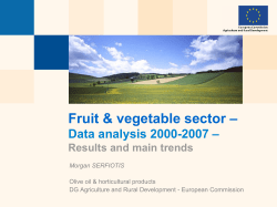 Fruit and vegetable sector &ndash; Environmental Management