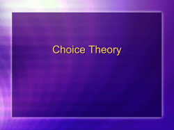 Choice Theory - WordPress.com