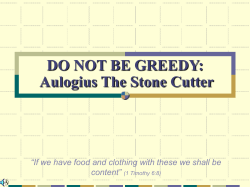 DO NOT BE GREEDY_final.pps