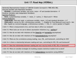 Unit 17 - Schools Count