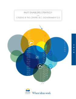 IM/IT Strategy - Province of British Columbia