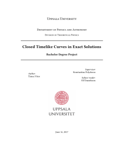 Closed Timelike Curves in Exact Solutions