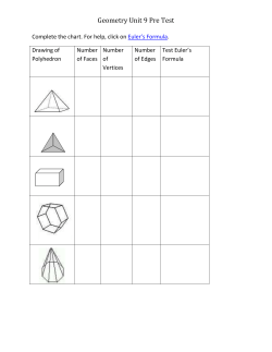 Geometry Unit 9 Pre Test