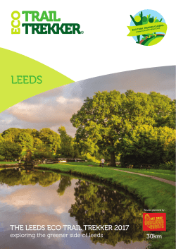 leeds trail trekker 2017 THE LEEDS ECO TRAIL TREKKER 2017