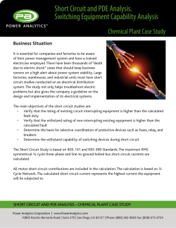 Short Circuit and PDE Analysis Case Study