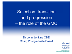 Specialty training - The Association for the Study of Medical Education