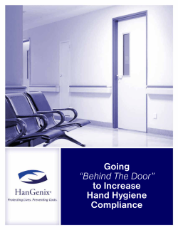 Going &ldquo;Behind The Door&rdquo; to Increase Hand Hygiene