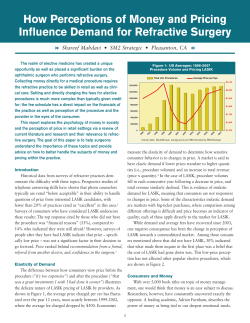 How Perceptions of Money and Pricing Influence Demand for