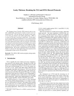 Breaking the TLS and DTLS Record Protocols