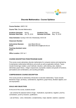 Discrete Mathematics