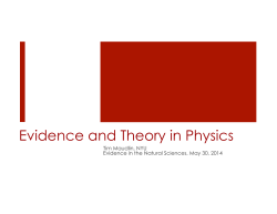 Tim Maudlin- Evidence and Theory in Physics