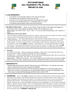 I Can Statements: - I can identify, write and model numbers in the
