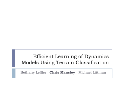 Efficient Learning of Dynamics Models Using