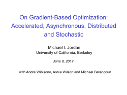 On Gradient-Based Optimization: Accelerated, Asynchronous