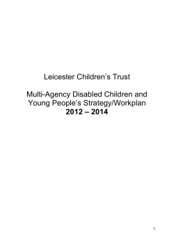 Leicester Children and Young People`s Plan