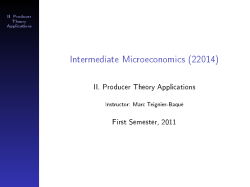 Intermediate Microeconomics (22014)