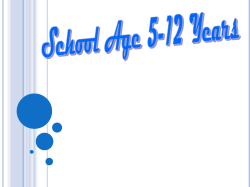 School Age 5-12 Years - Auburn School District