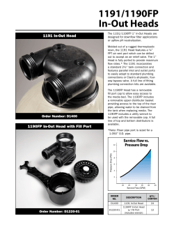 1191/1190FP In-Out Heads