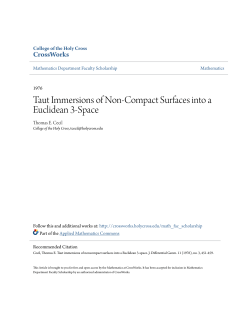Taut Immersions of Non-Compact Surfaces into a