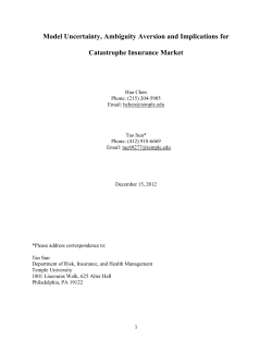 Model Uncertainty, Ambiguity Aversion and Implications for