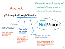 NetVision Whiteboard Session: Policing the Power of Identity