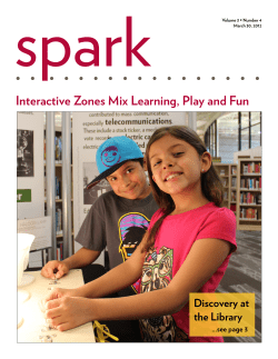 Interactive Zones Mix Learning, Play and Fun