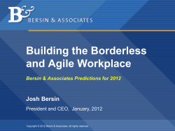 Building the Borderless and Agile Workplace