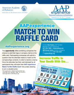 match to win raffle card