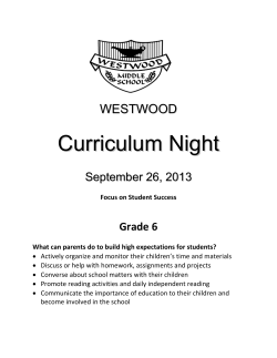 Grade 6 - TDSB School Websites