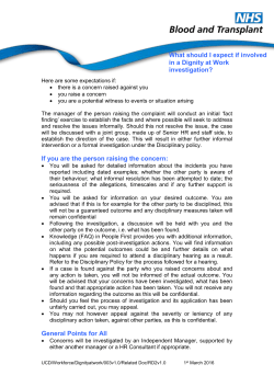 Dignity At Work Policy- Guidance