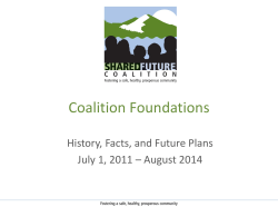 Coalition Foundations slide show Bank
