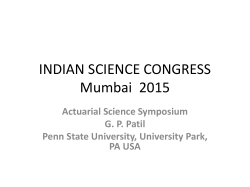 Indian Science Congress - Sites@PSU