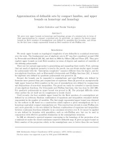 Approximation of definable sets by compact