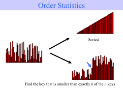order statistics