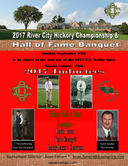 Tournament Director - Brian Frevert *