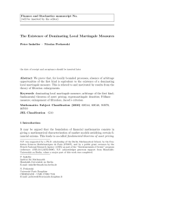 The Existence of Dominating Local Martingale Measures