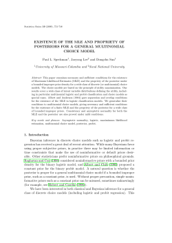 existence of the mle and propriety of posteriors for a general