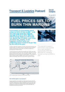 fuel prices set to burn thin margins