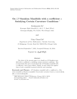 On LP-Sasakian Manifolds with a coefficient &alpha; Satisfying Certain