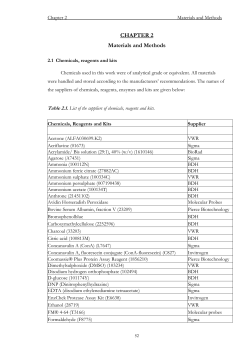 Material and Methods - ROS Theses Repository