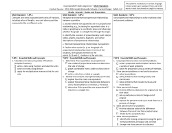 Grade 7 - Math Essential Skills Alignment