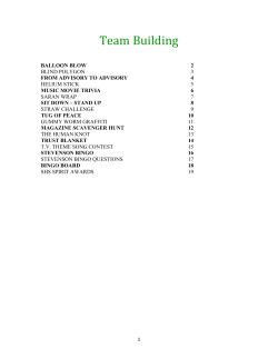 Team Building - Stevenson High School